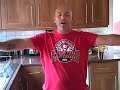 Chopping melon! (mind the sink)