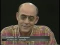 Charlie Rose - Hunter S. Thompson / Isabella Rossellini Charlie Rose - Hunter S. Thompson / Isabella Rossellini