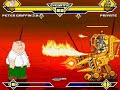 This times' opponent is the private from the Alien series. He is very annoying in that his walker is stagger proof to single attacks, but it can fall if you hit it enough. I had to spam some in this one to make up for the fact that Peter has no charge move, and no moves that wouldn't be retaliated against.