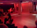 salsaakademiens thursday social. dec 2008. Lautaro Ariño doing an improvised rumba columbia. HABLEN HABLADORES!