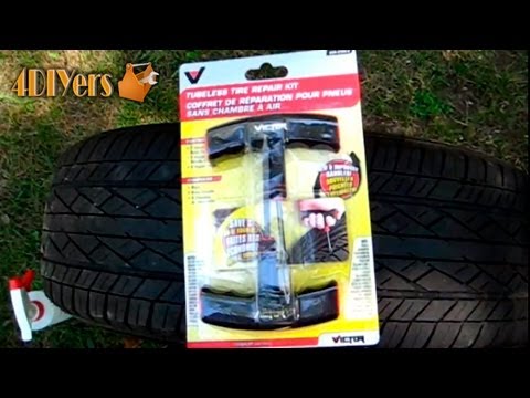 how to patch a car tire with kit