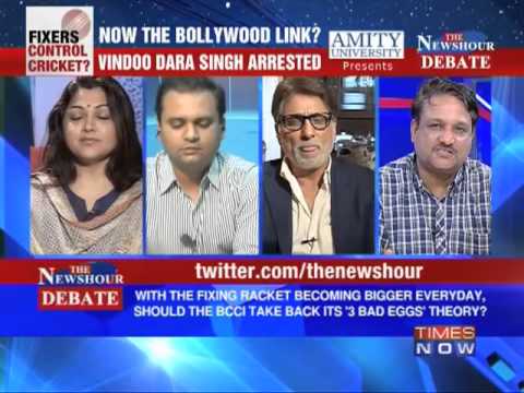 Bollywood - In a debate moderated by TIMES NOW's Editor-in-Chief Arnab Goswami, panelists -- Suhel Seth, Managing Partner, Counselage; Charu Sharma, Sports Commentator; ...