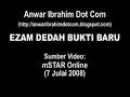 Ezam Dedah Bukti Baru