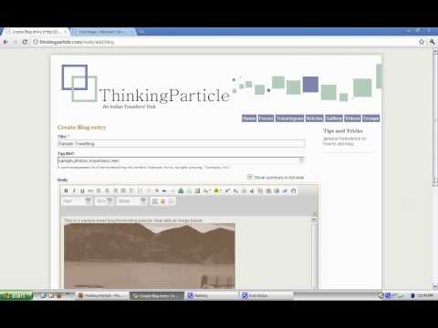 Steps for posting Travel blogs and Travel Articles