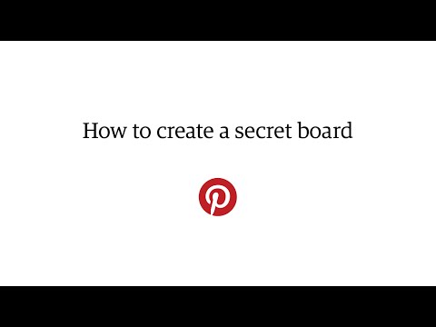 how to make a pinterest board private