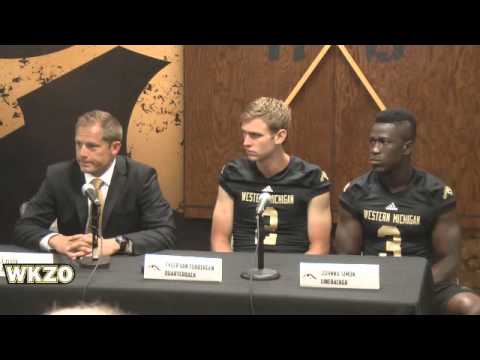 WMU Media Day with PJ Fleck, Tyler Van Tubbergen, and Johnnie Simon WMU Media Day with PJ Fleck, Tyler Van Tubbergen, and Johnnie Simon