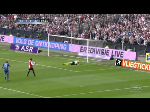 Feyenoord - AZ 1-0 samenvatting