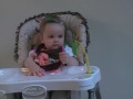 lilly dives into her cake.MOD