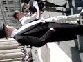 stewart ivory, the marquis of tring, leads a group of chaps in a rousing chorus of jerusalem on the steps of st. pauls cathedral to mark his impending marriage to lady diane of coward.