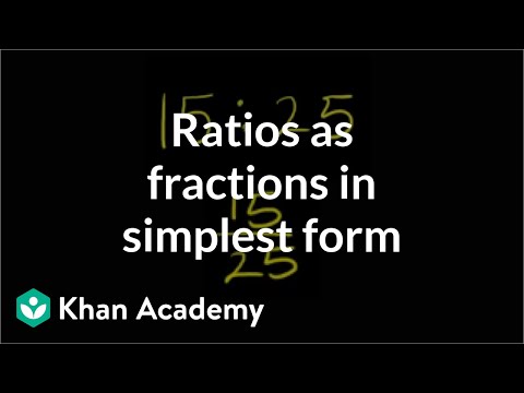 how to turn fractions into ratios