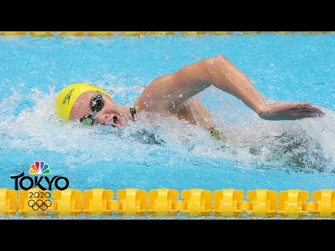 Ariarne Titmus wins 200m free semi, will face Katie Ledecky for gold | Tokyo Olympics | NBC Sports
