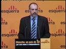Ridao critica les detencions de membres de Batasuna