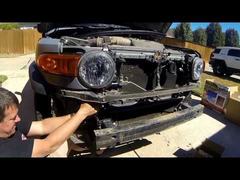 how to remove fj front bumper