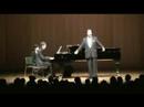 Boris Berezovsky piano and Vassily Savenko bass-baritone live performace of Medtner songs, Tokyo Opera City Hall, March 2008