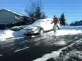 crazy snow day in federa way (we live on a big hill)