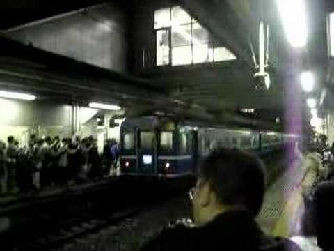 最終日2008年3月14日の寝台急行「銀河」