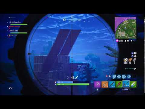Fortnite Battle Royale - Longest snipe shot (281m) - personal record
