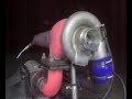 Turbina con turbo de coche