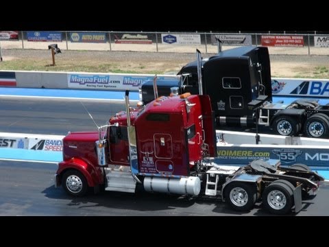 drag - http://www.TFLtruck.com ) When you think of a Big Rig Semi...you probably don't immediately think of drag racing...or do you? This weekend at Bandimere Spe...