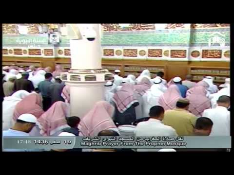 صلاة المغرب المسجد النبوي 1436.02.19ه