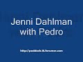 Jenni Dahlman with Pedro