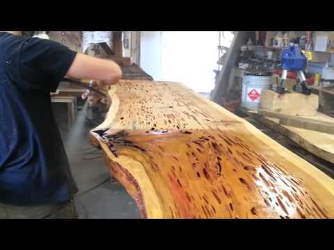 how to fill knot holes and voids in unique lumber