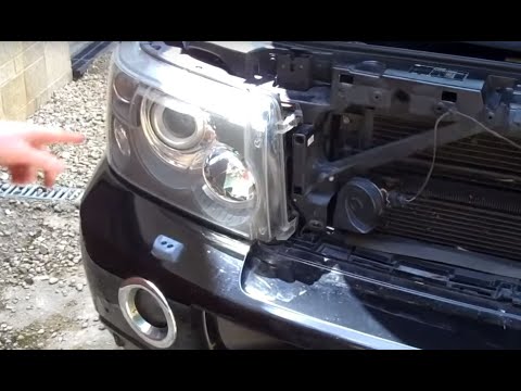 Range Rover Sport upgrade Part 1 – Remove the grille & headlights