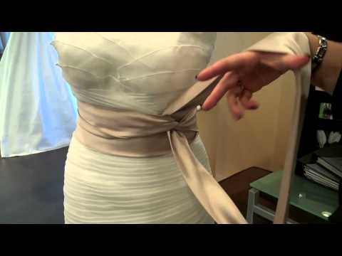 how to make a bridal sash belt