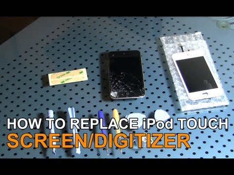 4th generation - This video shows you how I repaired and replaced my wife's 4th Generation Apple iPod Touch's broken shattered glass screen (display) and digitizer. The video...