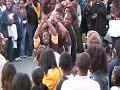 the brothers of Iota Phi Theta doing that centaur walk