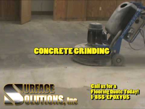 Floor Preparation: Concrete Grinding