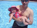 Emily not Happy in Pool