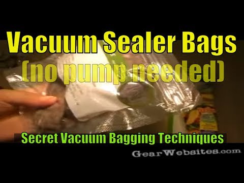 Vacuum Sealer Bags (no pump needed)
