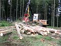 CAT 580 EcoLog and John Deere 1110D at work