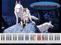 Mononoke Hime - Opening Theme Piano Tutorial