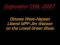 Liberal Jim Watson Hypocricy on Faith Based Funding