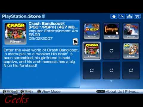 how to go to playstation store on psp