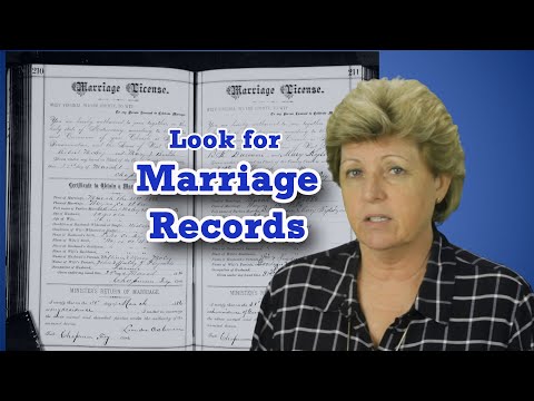 video-linktoworks-Marriage Records for Family History: Where to find...