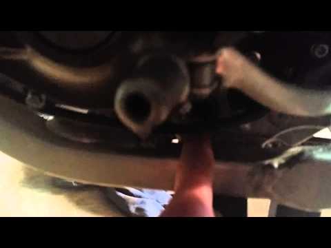 how to drain oil yz450f
