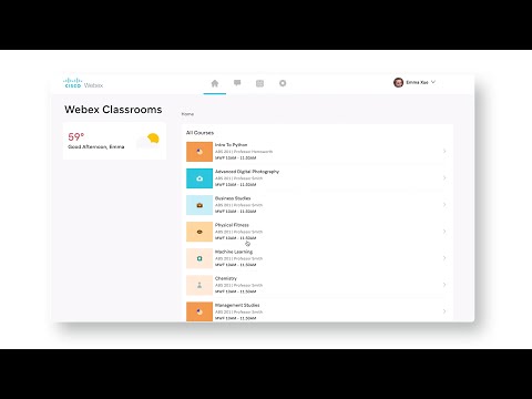 Cisco previews Webex Classrooms