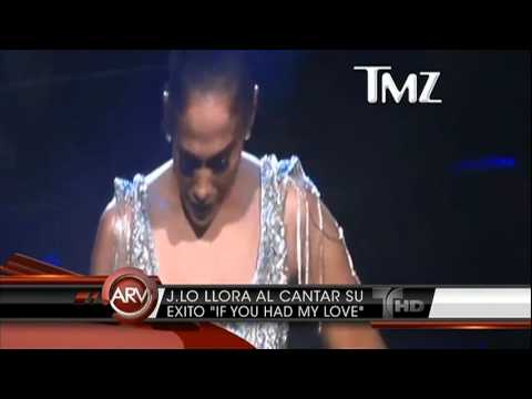 Jeniffer Lopez Rompiendo En Llanto En Pleno Concierto