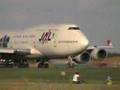 Decolagem Japan Airlines - Com fonia.