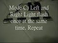 Car 4x3 LED Strobe Light Set (Blue LED + White LED) A485