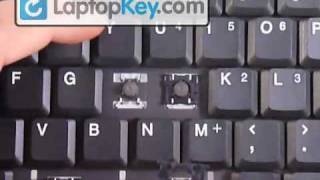 Replace Keyboard Key On Advent Amilo Easynote Packard Bell Fujitsu | Fix Laptop Installation Repair