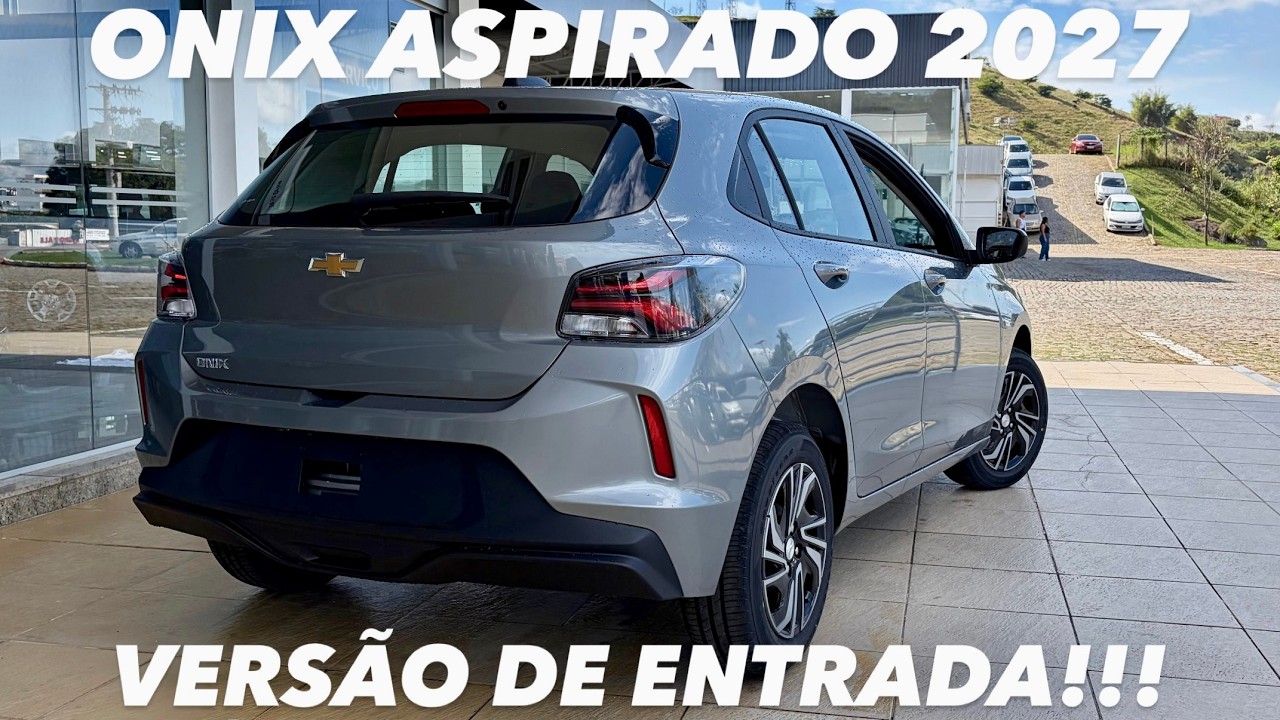 AVALIAÇÃO NOVO ONIX ASPIRADO 2027 - AGORA MAIS COMPLETO!! (E MAIS CARO)