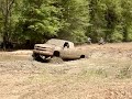HUGE MUD TRUCK Chevy Silverado on 54" Boggers STUCK DEEP MUDDIN