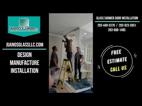 video-linktoworks-Glass Shower Door Installation