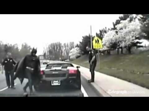 holy cow! batman pulled over by police holy cow! batman pulled over by police