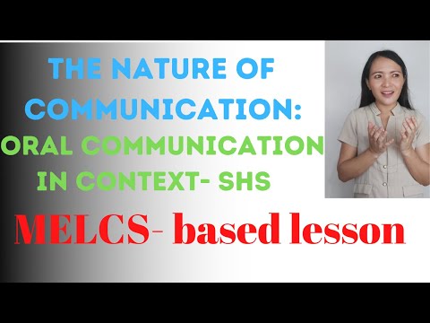 The Nature of communication in English| Oral Communication in Context for SHS