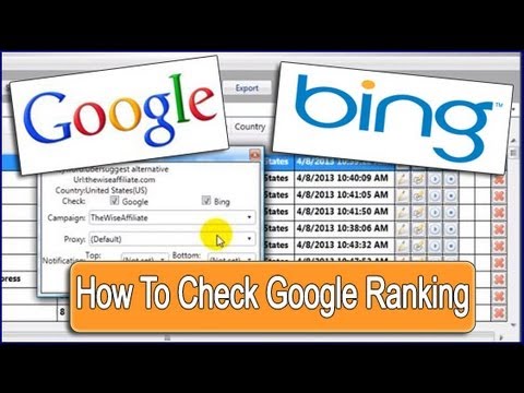 How To Check Google Ranking For Keywords And Site P ...